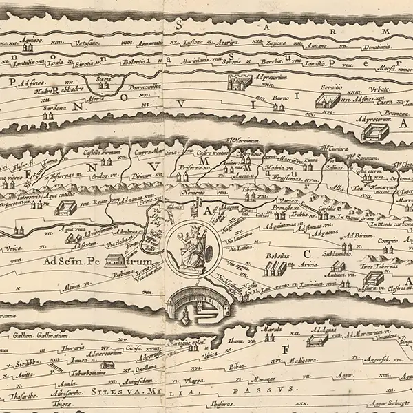 CartoCuriosity - The Peutinger Table, an Ancient Roman Map