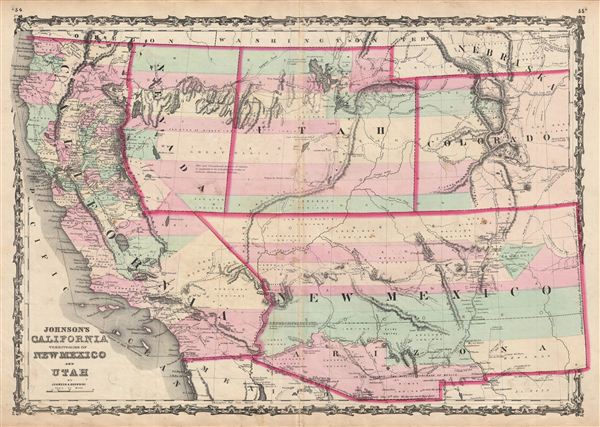 Map Of New Mexico Colorado And Arizona
