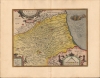 1595 Ortelius Map of Northern Abruzzo, Central Italy