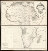 1749 d'Anville Wall Map of Africa (foundational 18th century map of Africa)