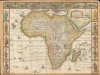 1626 John Speed 'carte à figures' Map of Africa