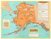 1967 Civic Education Service Pictorial Map of Alaska