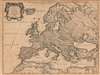 1668 Sanson Map of Ancient Europe