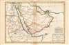 1780 Raynal / Bonne Map of Arabia and Abyssinia
