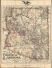 1880 Eckhoff Official Map of the Territory of Arizona