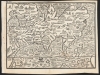 1688 Rosaccio/ Moretti Woodcut Map of Asia