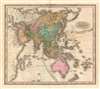1823 Tanner Map of Asia