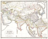 1855 Spruner Map of Asia 200 B.C.E ( Han China, Seleucid Empire )