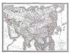 1832 Lapie Map of Asia