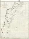 1865 Stokes Chart or Map of Eastern Australia: Barriga Point to Jervis Bay