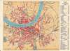 1895 Stadelmann City Plan of Basel, Map of Surroundings