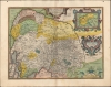 1595 Ortelius Map of Brabant, the Netherlands and Belgium