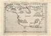 1574 Ruscelli Map of Brazil