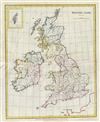 1823 Manuscript Map of the British Isles