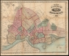1871 Bishop Pocket Map of Brooklyn, New York