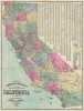 1892 Amerine and Willson Map of California