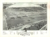 1885 Poole Bird's-Eye View of Camp Framingham, Massachusetts