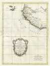 1771 Bonne Map of the Guinea Coast of West Africa and the Cape Verde Islands