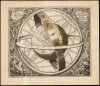 1708 Cellarius Celestial Map illustrating the Spheres