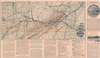 1885 Matthews Northrup Map of Virginia and Kentucky: Chesapeake and Ohio Railroad
