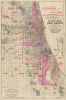 1891 Turner and Bond City Plan or Map of Chicago, Illinois