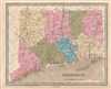 1846 Bradford Map of Connecticut