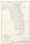 1780 Sartine Map of Florida