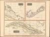 1816 Thomson Map of Cuba, Bermuda, and the Bahamas