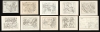 1772 Robert de Vaugondy Set of Ten Maps for Diderot's Encyclopedia