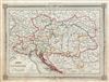 1852 Vuillemin Map of the Austrian Empire