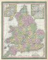 1854 Mitchell Map of England