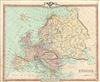 1850 Cruchley Map of Europe