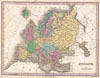 1827 Finley Map of Europe
