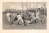 1891 Overend Print of a Football / Soccer Match - The Association Game
