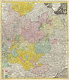 1720 Homann Map of Franconia, Germany (Bavaria, Bamberg, Würtzburg, Nuremberg)