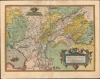 1595 Ortelius Map of Gelderland, the Netherlands