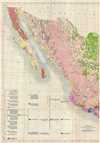 1956 Mejorada Geological Map of Western Mexico (Sonora)