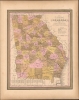 1850 Mitchell Map of Georgia