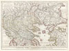 1794 Delisle Map of Northern Ancient Greece, Balkans, Macedonia
