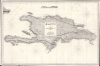 1864 Imray Nautical Chart or Map of Santo Domingo / Hispaniola / Haiti
