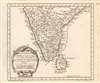 1780 Bellin Map of India