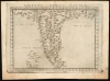 1561/ 1574 Ruscelli/ Gastaldi Map of the Indian Peninsula