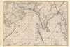1700 Pierre Mortier Nautical Map of the Indian Ocean