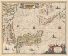 1644 Jansson Map of Japan and Insular Korea