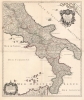 1706 Jaillot Map of the Kingdom of Naples