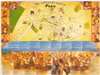 1988 Ayriss Pictorial Literary Map of Paris, France