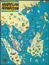1964 Malaysian Airways Pictorial Map of Southeast Asia