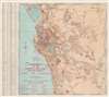 1945 U.S. Army Forces, Pacific City Plan or Map of Manila, Philippines