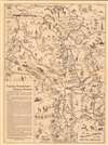 1940 LaCasse Pictorial Tourist Map of Western Montana