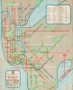 1961 Salomon Map of the New York City Subway System